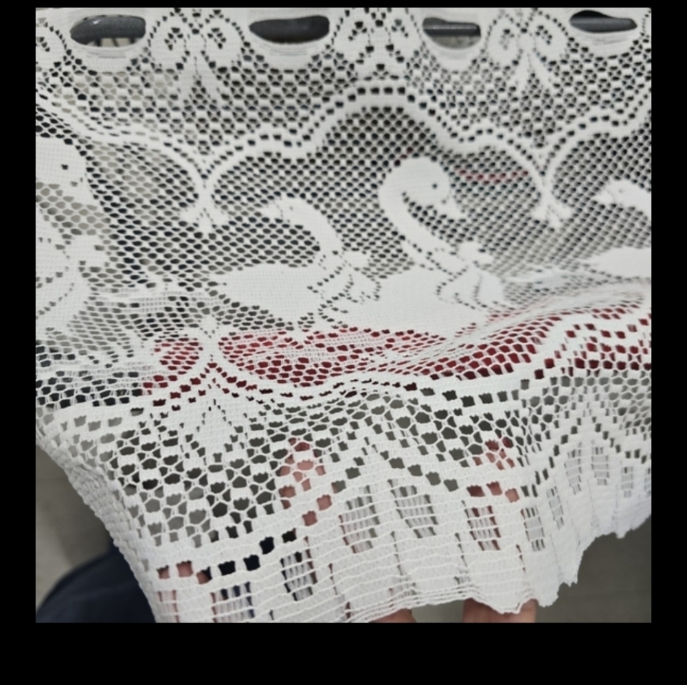 🤍 Vintage Lace Goose Valance | Cottagecore Farmhouse Window Décor 🤍